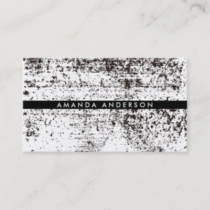 Tarjeta De Visita Grunge Textura
