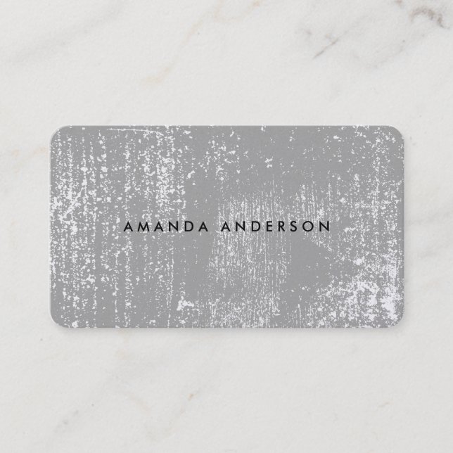 Tarjeta De Visita Grunge Textura (Anverso)