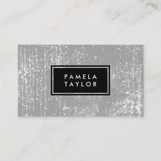 Tarjeta De Visita Grunge Textura (Anverso)