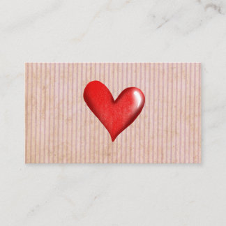 Tarjeta De Visita Grungy Business Cards Heart