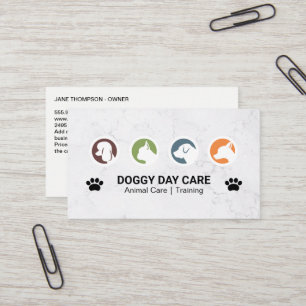 Tarjeta De Visita Grupo de perros