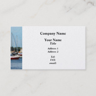 Tarjeta De Visita Grupo de veleros Newport RI - Platino