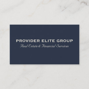 Tarjeta De Visita Grupo Elite de Proveedor
