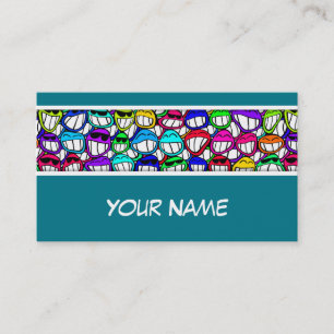 Tarjeta De Visita GRUPO Guay SMILING FACES + tu texto e ideas