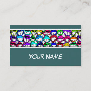 Tarjeta De Visita GRUPO Guay SMILING FACES + tu texto e ideas