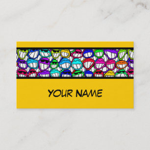 Tarjeta De Visita GRUPO Guay SMILING FACES + tu texto e ideas