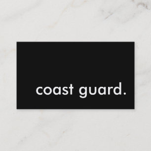 Tarjeta De Visita guardacostas.