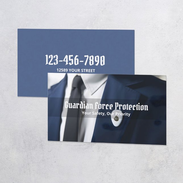 Tarjeta De Visita Guardaespaldas (Bodyguard Visiting Cards)
