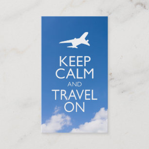 TARJETA DE VISITA GUARDE LA CALMA Y VIAJE ENCENDIDO