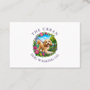 Tarjeta De Visita Guardería de paseo de perros