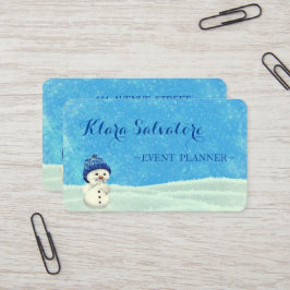 Tarjeta De Visita Guay asombroso Navidades Snowman