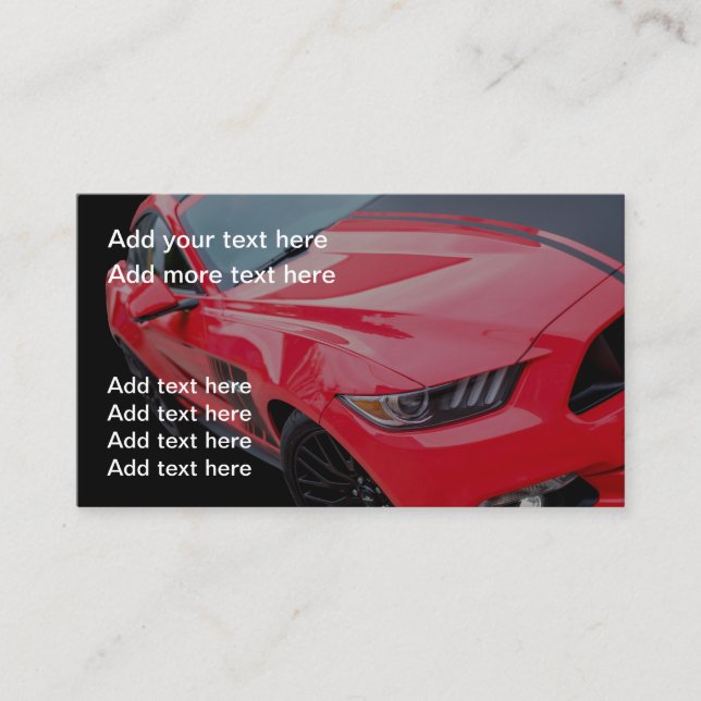 Tarjeta De Visita Guay Automotive Business Cards Double Side (Anverso)