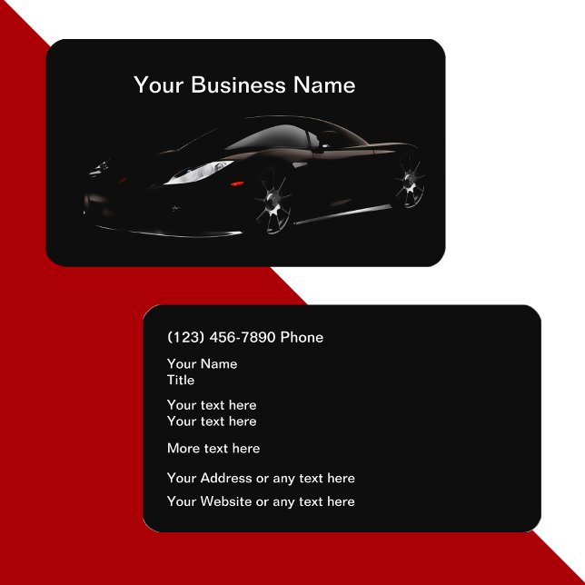 Tarjeta De Visita Guay Automotive Business Cards Exotic Car (Subido por el creador)