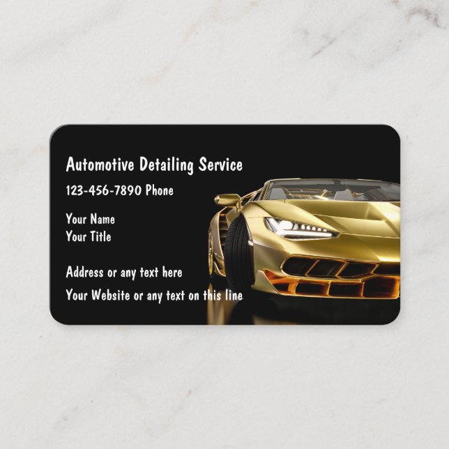 Tarjeta De Visita Guay Automotive Collision Auto Body Professional (Anverso)