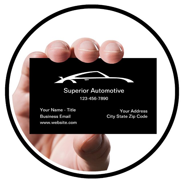 Tarjeta De Visita Guay Automotive Services New Business Cards (Subido por el creador)