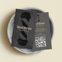 Tarjeta De Visita GUAY Barber Shop Barbershop Polo