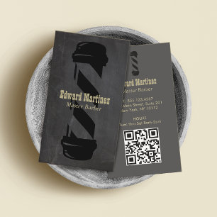 Tarjeta De Visita GUAY Barber Shop Barbershop Polo