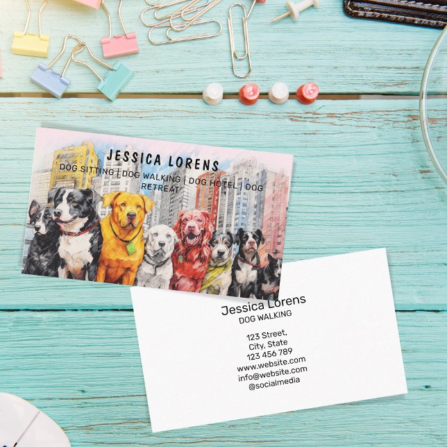 Tarjeta De Visita Guay Dog Sitter, Mascota Groomer, veterinario, cac (Subido por el creador)