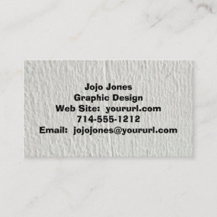 Tarjeta De Visita Guay Faux White Wood Black