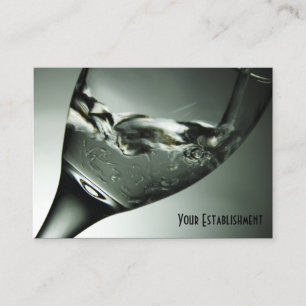 Tarjeta De Visita Guay Foto de Liquid in a Wine Glass Business Card