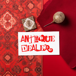 Tarjeta De Visita Guay Grunge Antique Dealer