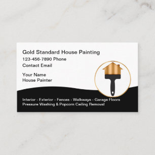 Tarjeta De Visita Guay House Painter Modern
