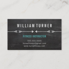 Tarjeta De Visita GUAY MODERN ARROW sketch sencillo pizarra de diseñ