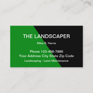 Tarjeta de visita Guay Moderno Landscaping Única