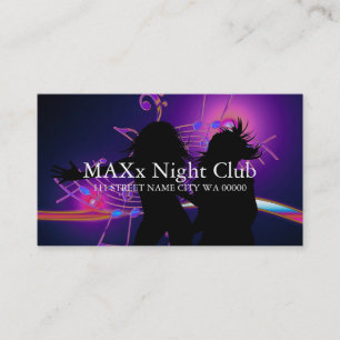 Tarjeta De Visita Guay Night Club Dancing Bar Nilife Business
