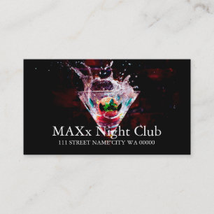 Tarjeta De Visita Guay Night Club Dancing Bar Nilife Business
