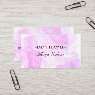 Tarjeta de visita Guay Pink Marble de lujo