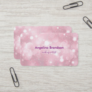 Tarjeta De Visita Guay profesional moderno y un único confeti blanco