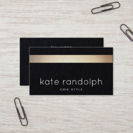 Tarjeta De Visita Guay Professional Gold Black Strike