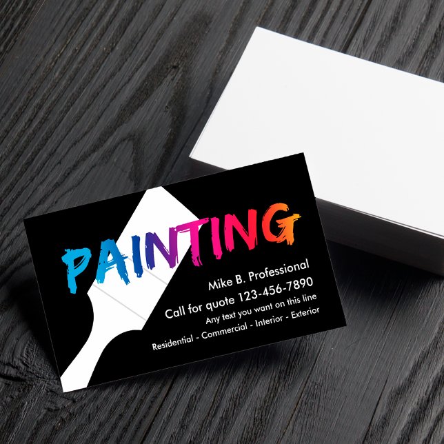 Tarjeta De Visita Guay Professional Painter (Subido por el creador)