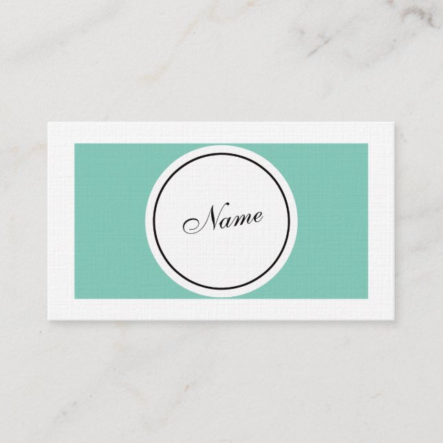 Tarjeta De Visita Guay retro (Anverso)