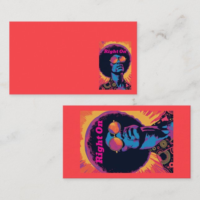 Tarjeta de visita Guay/Retro (Anverso / Reverso)