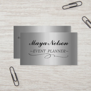 Tarjeta de visita Guay Silver Sparkly de lujo