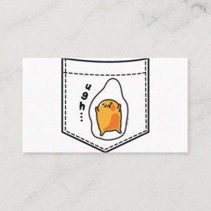 Tarjeta De Visita Gudetama Pocket Sweatshirt