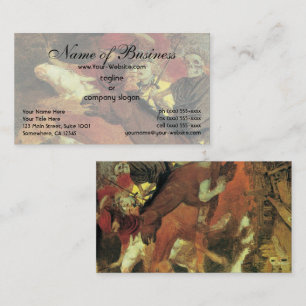 Tarjeta De Visita Guerra de Arnold Bocklin