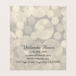 Tarjeta De Visita Guerrero de Yoga Pose