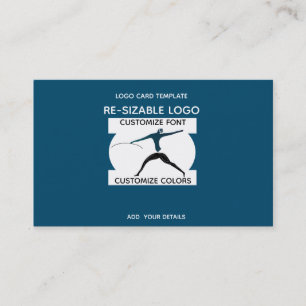 Tarjeta De Visita Guerrero del cazador de logotipos