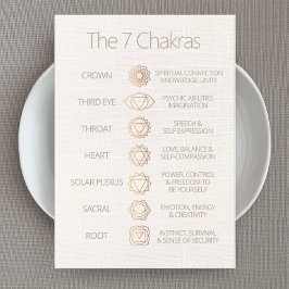 Tarjeta De Visita Guía Chakras 7 - Personalizable