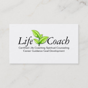 Tarjeta De Visita Guía de asesoramiento espiritual del entrenador d