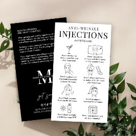 Tarjeta De Visita Guía de atención posterior del filtro antiarrugas 