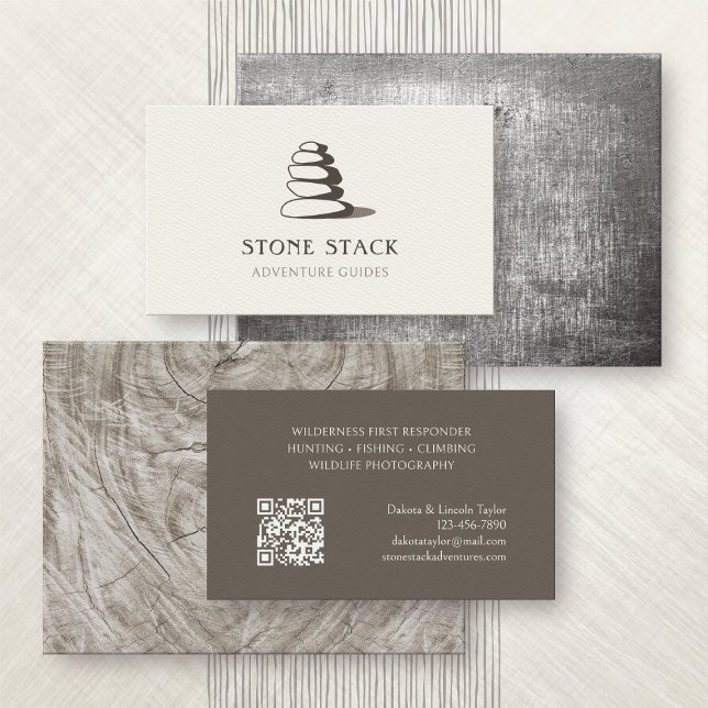 Tarjeta De Visita Guía de aventuras salvajes (Subido por el creador)