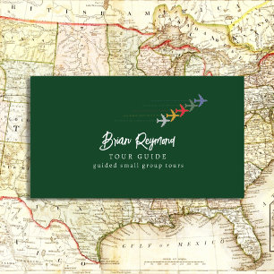 Tarjeta De Visita Guía de turismo de turismo verde