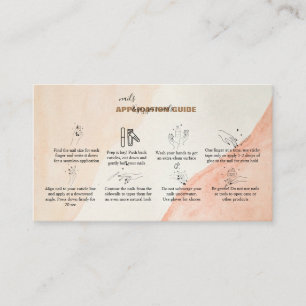 Tarjeta De Visita Guía simple de aplicación profesional de nula de r