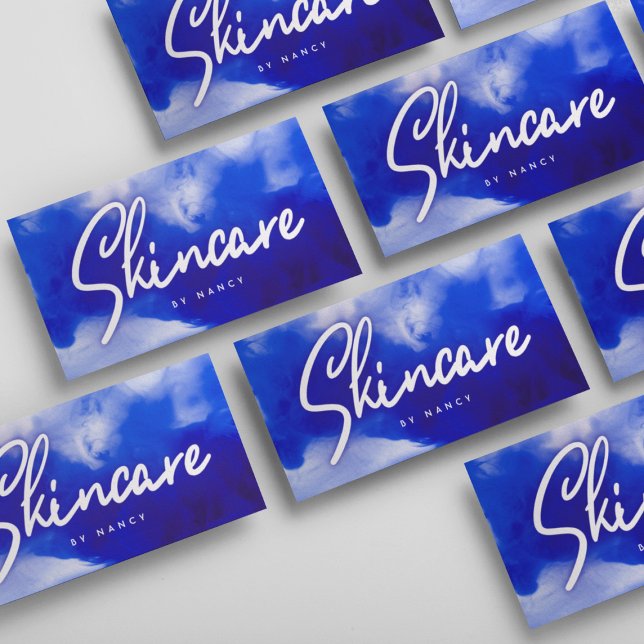 Tarjeta De Visita Guión azul neonatal (Subido por el creador)