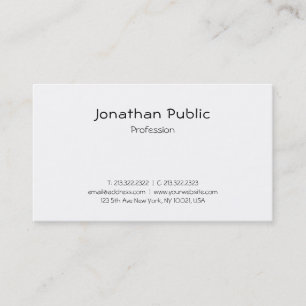 Tarjeta De Visita Guión creativo Moderno Minimalista de lujo