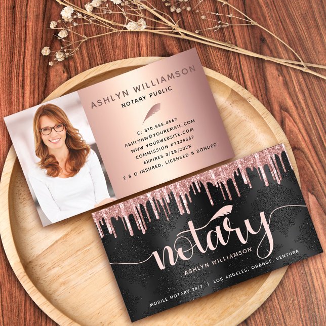 Tarjeta De Visita Guión de agente de préstamo de fotos del Purpurina (Subido por el creador)